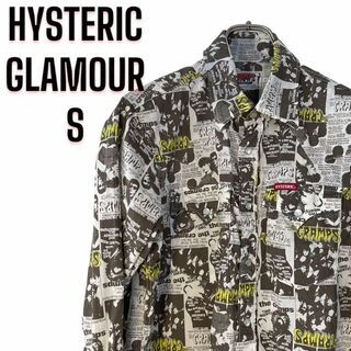 HYSTERIC GLAMOUR×THE CRAMPS コラボ柄 シャツ