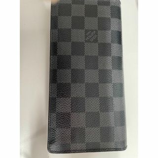 ルイヴィトン(LOUIS VUITTON)のルイヴィトン　ダミエグラフィット ポルトフォイユ・ブラザ 　財布　黒(長財布)