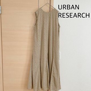 URBAN RESEARCH アーバンリサーチ ノースリーブワンピース　ドット