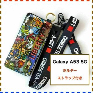 GalaxyA53 5G ケース ホルダー アメコミ ギャラクシー A53 5G(Androidケース)