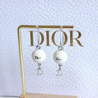 Christian Dior - Christian Dior ディオール ロゴ シルバー ピアス アクセサリー