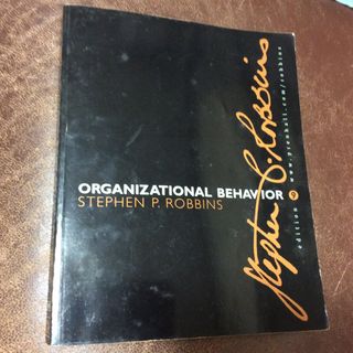 organizationalbehavior Stephen p.robbins(人文/社会)