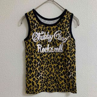 チャビーギャング(CHUBBYGANG)のチャビーギャング　タンクトップ　ヒョウ柄　１３０センチ(Tシャツ/カットソー)