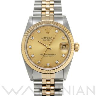 ロレックス(ROLEX)の中古 ロレックス ROLEX 68273G E番(1991年頃製造) シャンパン /ダイヤモンド ユニセックス 腕時計(腕時計)