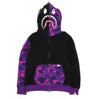 A BATHING APE -  A BATHING APE COLOR CAMO SHARK FULL ZIP