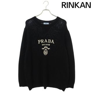 プラダ(PRADA)のプラダ  P24G1V ウールカシミヤロゴニット メンズ 48(ニット/セーター)