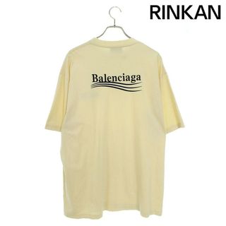 バレンシアガ(Balenciaga)のバレンシアガ  22SS  641675 TKVJ1 ポリティカルキャンペーンロゴ刺繍オーバーサイズTシャツ メンズ L(Tシャツ/カットソー(半袖/袖なし))