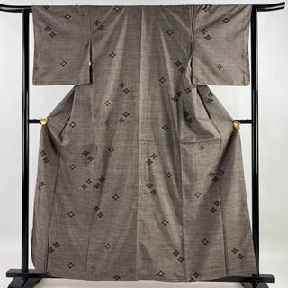 紬 身丈160cm 裄丈62cm 正絹 美品 名品 【中古】(着物)