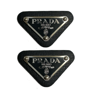 プラダ(PRADA)の【2個】PRADA プラダ　メタル　プレート　ワッペン ロゴプレート　ロゴパーツ(各種パーツ)
