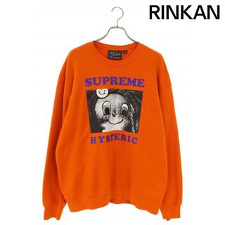 シュプリーム(Supreme)のシュプリーム ×ヒステリックグラマー HYSTERIC GLAMOUR  21SS  HYSTERIC GLAMOUR Crewneck フロントプリントスウェット メンズ L(スウェット)