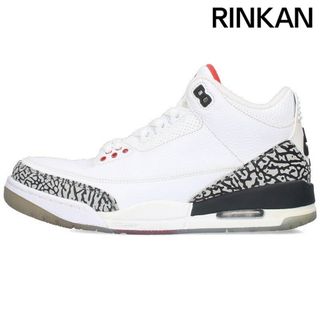 ナイキ(NIKE)のナイキ  AIR JORDAN 3 RETRO NRG FREE THROW LINE 923096-101 エアジョーダン3フリースローラインスニーカー メンズ 26.5cm(スニーカー)