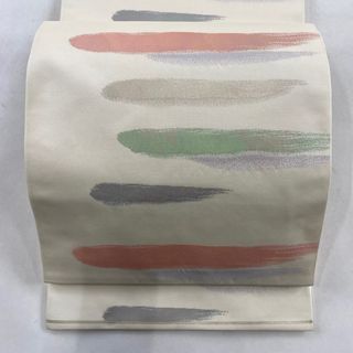 袋帯 美品 秀品 六通 正絹 【中古】(帯)