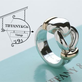 ティファニー(Tiffany & Co.)の希少 ティファニー ヴィンテージ ノット 925 リング 9.5号(リング(指輪))