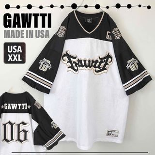 フブ(FUBU)のGAWTTI★ヒップホップ/ホッケーシャツ★メッシュ★USA製★USA XXL(Tシャツ/カットソー(半袖/袖なし))