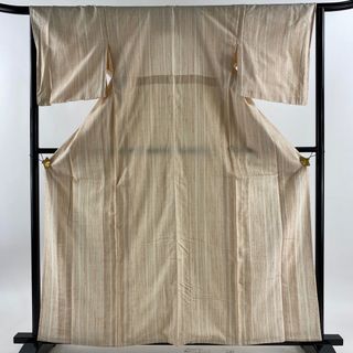 紬 身丈162cm 裄丈65cm 正絹 優品 【中古】(着物)