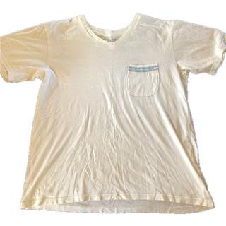 グローバルワーク(GLOBAL WORK)のグローバルワーク半袖TシャツトップスメンズLサイズ胸ポケット綿100%(Tシャツ/カットソー(半袖/袖なし))