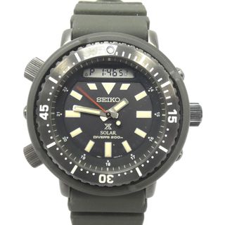 セイコー(SEIKO)のセイコー 腕時計 ソーラー プロスペックス Diver Scuba SBEQ009 グリーン Dz789972 中古美品(腕時計(アナログ))