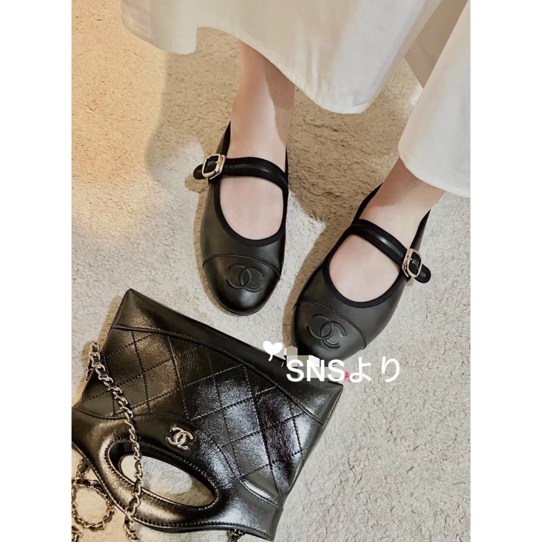 CHANEL - 新品 CHANEL 24s メリージェーン バレーシューズ CHANEL - 新品 CHANEL 24s メリージェーン バレーシューズ