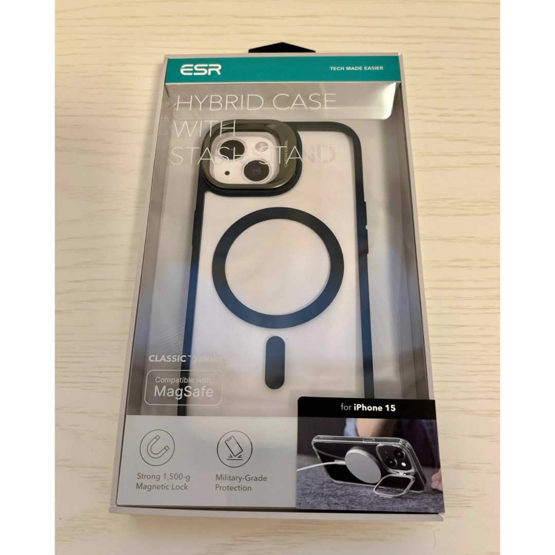ESR iPhone15 スタンド機能付きケース MagSafe対応 スマホ/家電/カメラのスマホアクセサリー(iPhoneケース)の商品写真