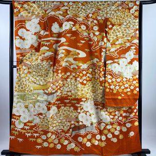 振袖 身丈160.5cm 裄丈63.5cm 正絹 秀品 【中古】(着物)