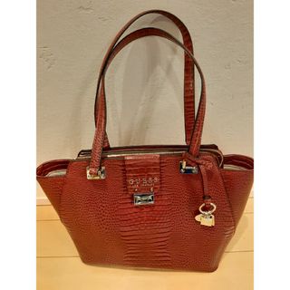 ゲス(GUESS)のGUESS ショルダーバッグ トートバッグ 肩掛け レディース ワインレッド(トートバッグ)