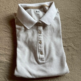 ユニクロ ポロシャツ レディース L(Tシャツ/カットソー(半袖/袖なし))
