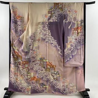 振袖 身丈163.5cm 裄丈65cm 正絹 秀品 【中古】(着物)