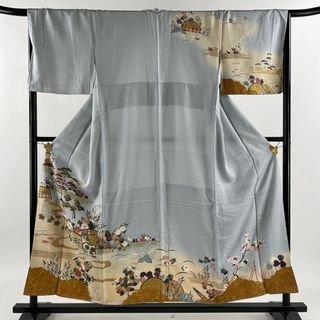 訪問着 身丈155cm 裄丈67cm 正絹 美品 秀品 【中古】(着物)