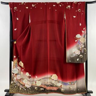 振袖 身丈162.5cm 裄丈68cm 正絹 名品 【中古】(着物)