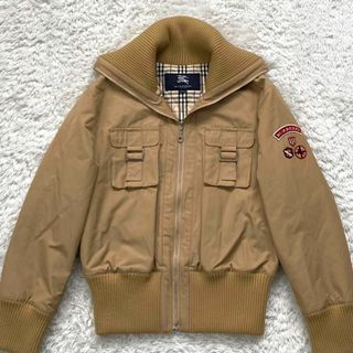 バーバリー(BURBERRY)の［美品］バーバリーロンドン　ノバチェック　ワッペン　ブルゾン　ジャケット(ブルゾン)