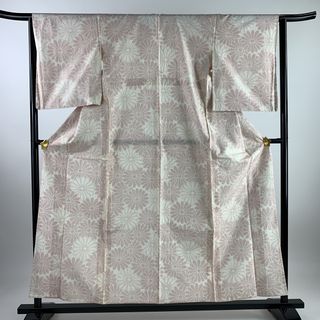 紬 身丈158cm 裄丈63cm 正絹 優品 【中古】(着物)