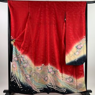 振袖 身丈161.5cm 裄丈67cm 正絹 美品 名品 【中古】(着物)