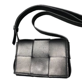 ボッテガヴェネタ(Bottega Veneta)のボッテガ・ヴェネタ BOTTEGA VENETA カセットミニ 666688 レザー ユニセックス ショルダーバッグ(ショルダーバッグ)