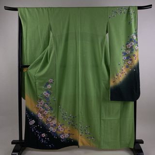 振袖 身丈165.5cm 裄丈69cm 正絹 名品 【中古】(着物)