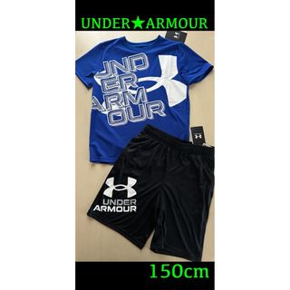 アンダーアーマー(UNDER ARMOUR)の新品タグ付き　150㎝　UNDERARMOURアンダーアーマーセットアップ(Tシャツ/カットソー)