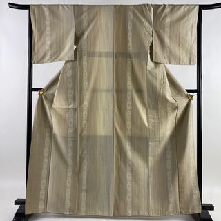 結城紬 身丈167.5cm 裄丈64cm 正絹 美品 逸品 【中古】(着物)