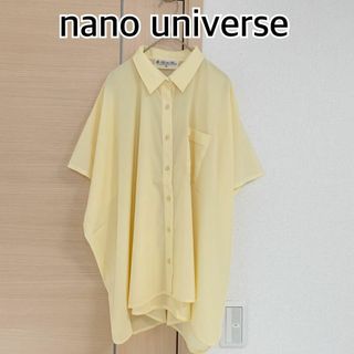 ナノユニバース(nano・universe)のnano universe ナノユニバース　イエロー　半袖ブラウス(シャツ/ブラウス(半袖/袖なし))