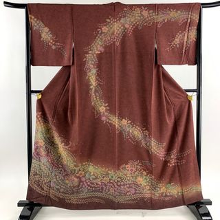 訪問着 身丈160.5cm 裄丈65cm 正絹 美品 秀品 【中古】(着物)