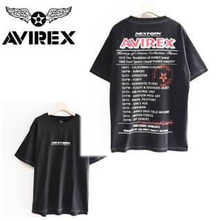 アヴィレックス(AVIREX)の《アヴィレックス》新品 ビッグロゴ・メッセージ  Tシャツ カットソー XL(Tシャツ/カットソー(半袖/袖なし))