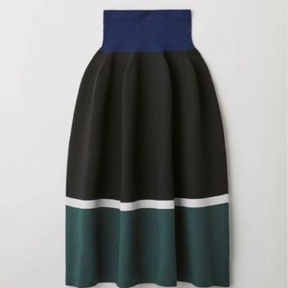 CFCL POTTERY SKIRT　BLACK MULTI　サイズ1(ロングスカート)