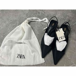 ザラ(ZARA)のZARAスリングバック ハイヒールシューズ(ミュール)