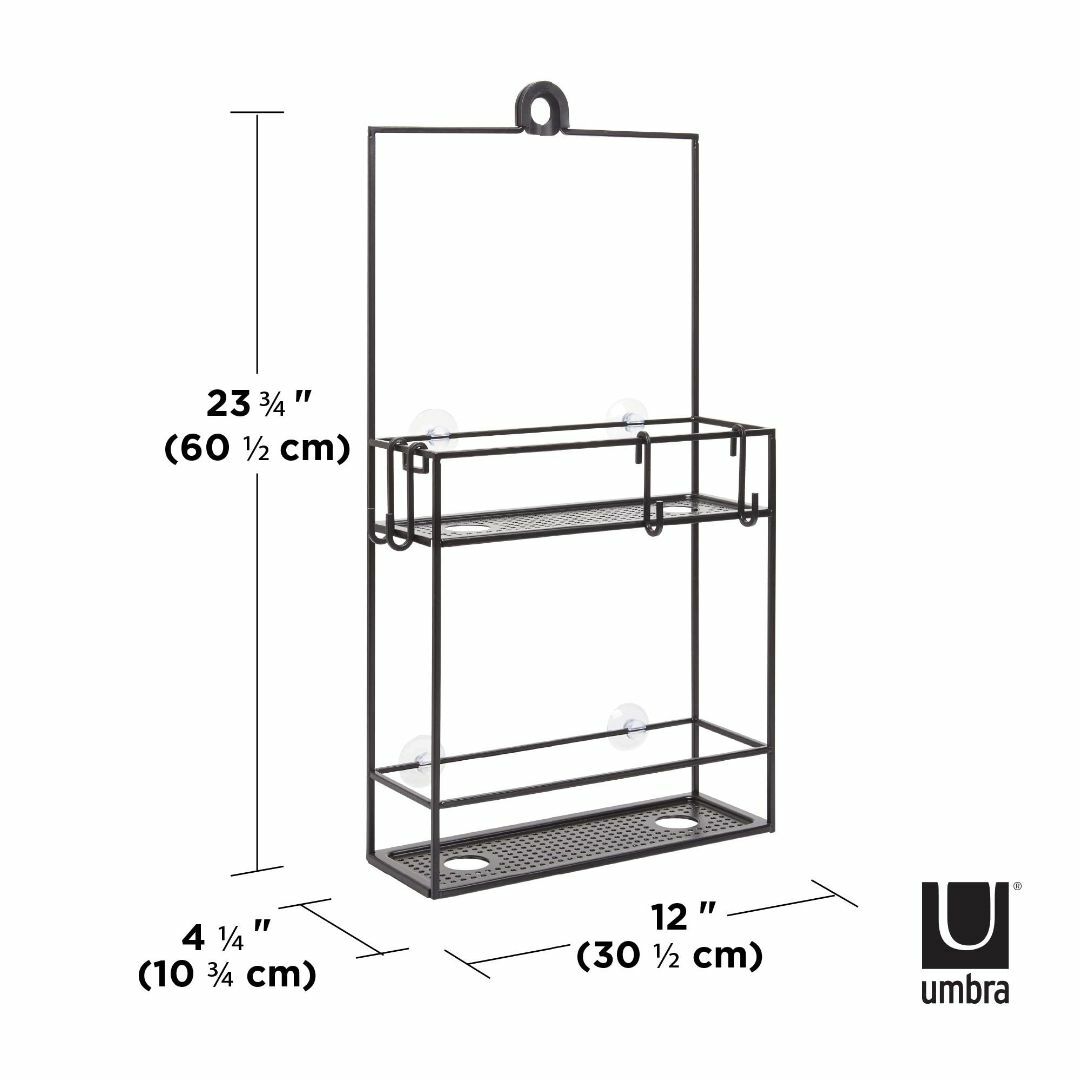 【パターン名:シャワーキャディー】umbra シャワーラック CUBIKO SH インテリア/住まい/日用品のインテリア小物(壁掛けミラー)の商品写真