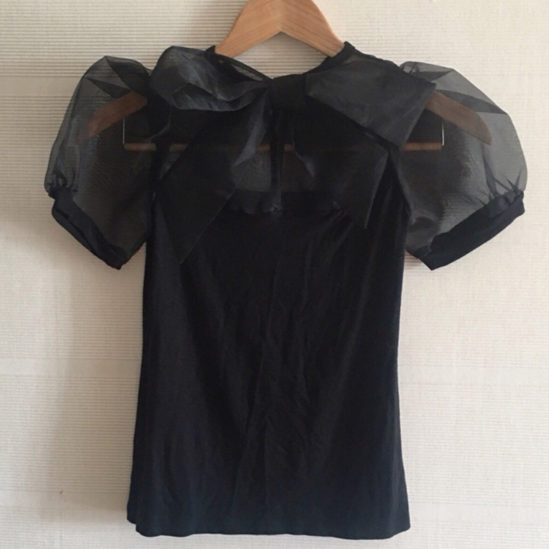 Lochie(ロキエ)のribbon blouse❤︎ レディースのトップス(シャツ/ブラウス(半袖/袖なし))の商品写真