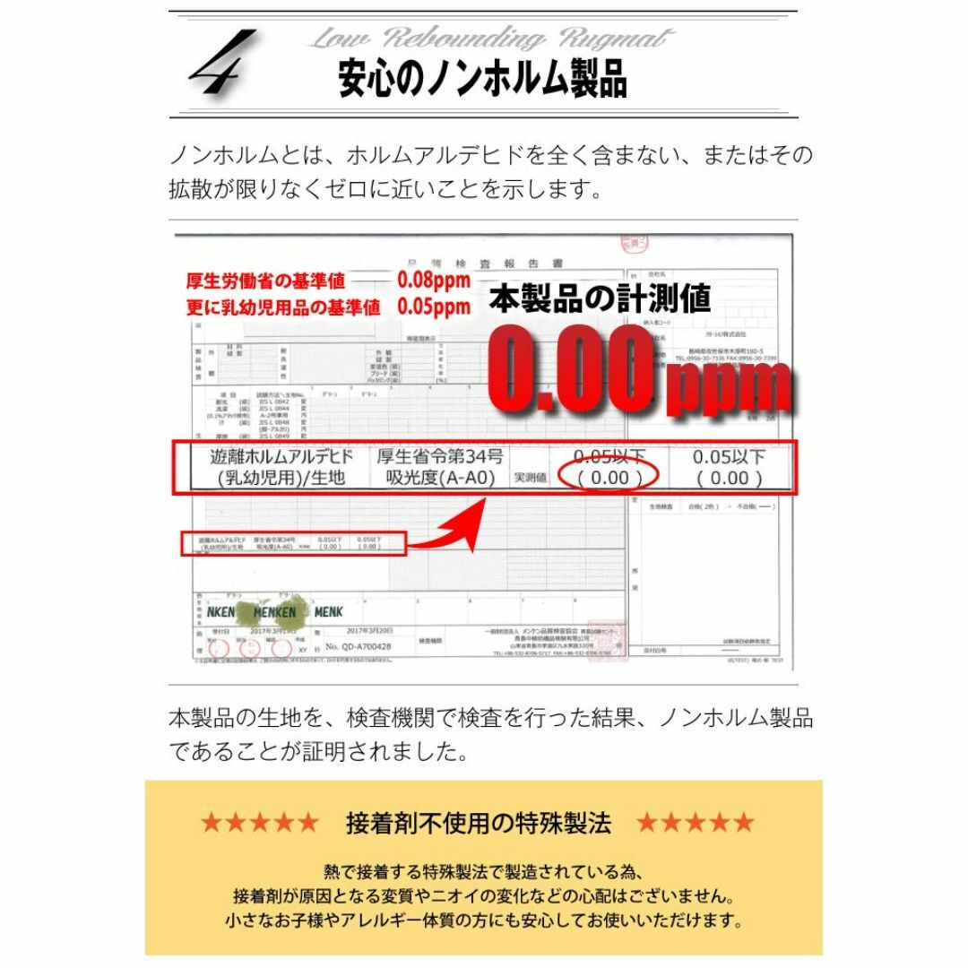 【色: グリーン】フリーリー ラグ 低反発ラグ 極厚25mm 円形 直径 200 インテリア/住まい/日用品のラグ/カーペット/マット(ラグ)の商品写真