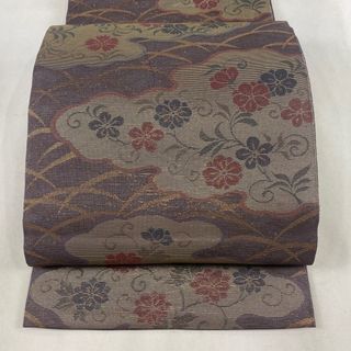 袋帯 美品 秀品 六通 正絹 【中古】(帯)