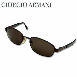 ジョルジオアルマーニ(Giorgio Armani)のジョルジオアルマーニ サングラス メガネ めがね メンズ レディース ブラウン(サングラス/メガネ)