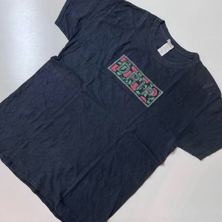 ギルタン(GILDAN)のUS 輸入　GILDAN ギルダン　Tシャツ　ブラック　黒　薔薇　DRIP L(Tシャツ/カットソー(半袖/袖なし))