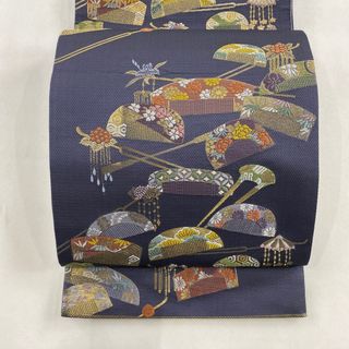 袋帯 美品 名品 六通 正絹 【中古】(帯)