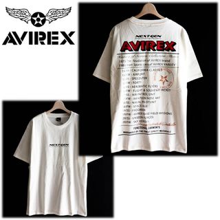 アヴィレックス(AVIREX)の《アヴィレックス》新品 ビッグロゴ・メッセージ  Tシャツ カットソー 2XL(Tシャツ/カットソー(半袖/袖なし))