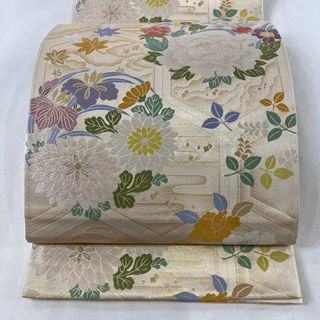 袋帯 美品 名品 六通 正絹 【中古】(帯)